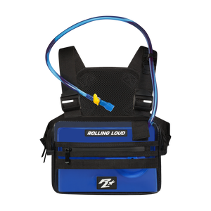 RL Clear Blue Hydration Chest Rig - Festival Approved