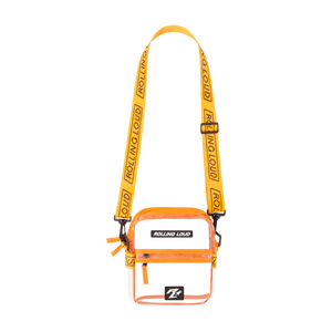 RL Orange Clear Shoulder Bag - Festival Approved