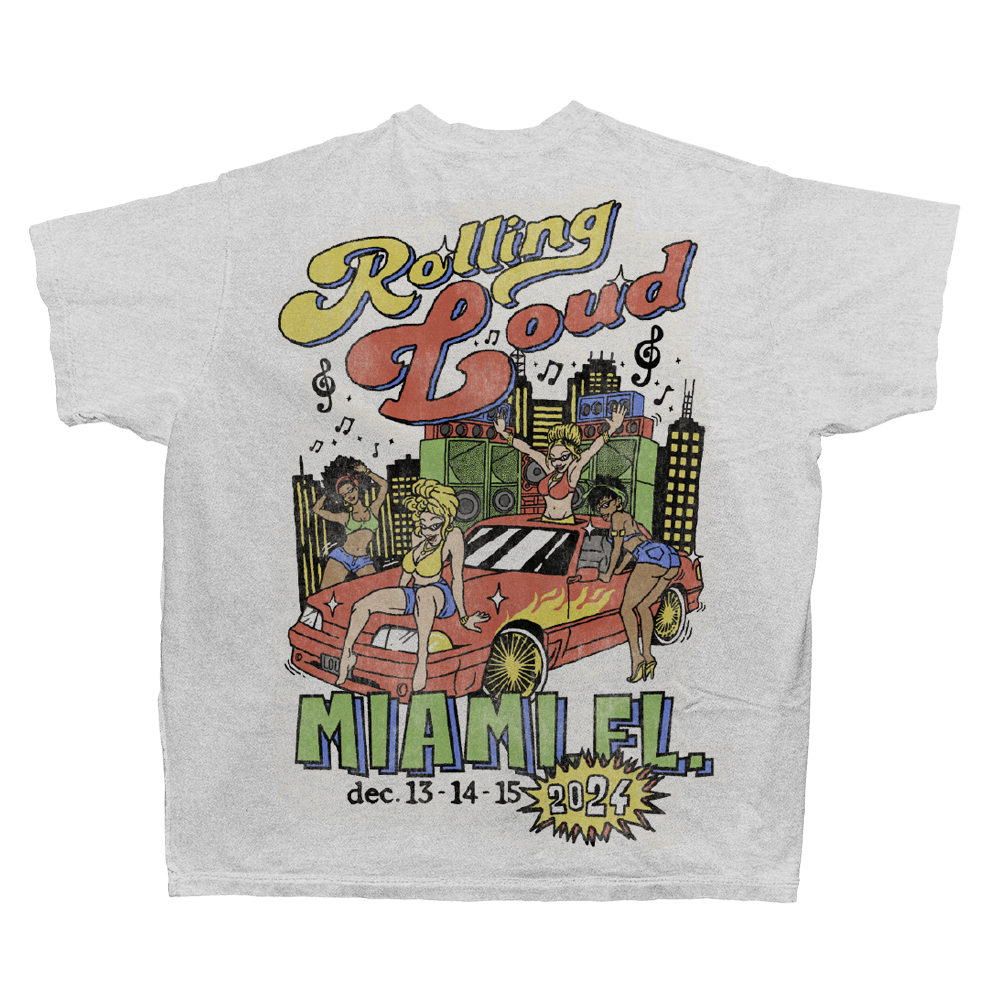 RL Miami 24 Boom Boom Cement Tee Rolling Loud