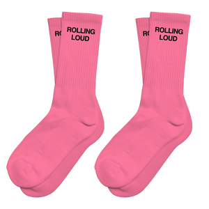 RL Classic Highlighter Neon Pink Socks