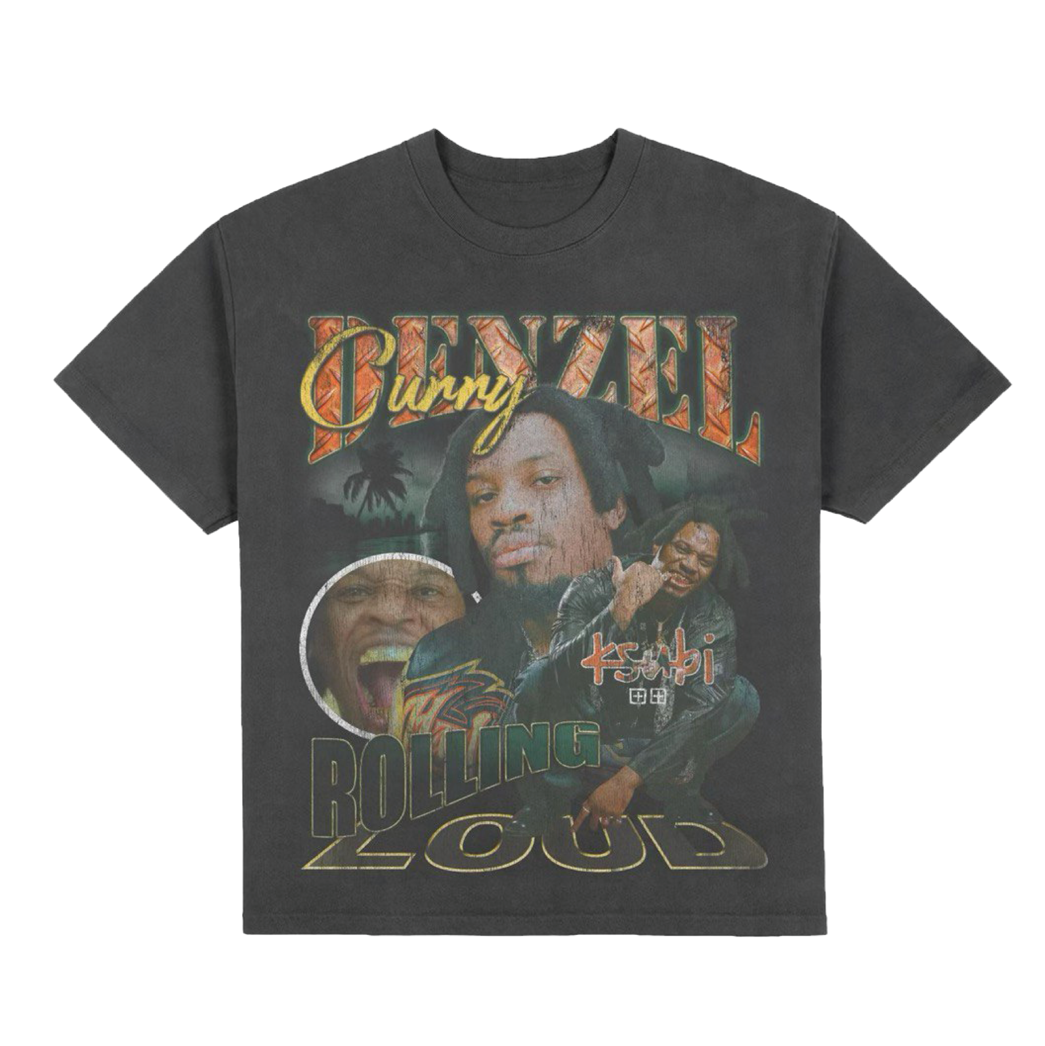 Denzel Curry tシャツ カットソー KSUBI x Denzel Curry x Rolling Loud Black Tee | Rolling Loud