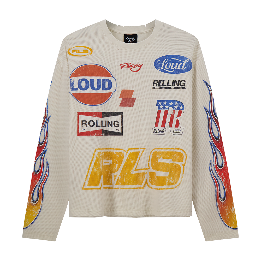 LOUD RACING LONG SLEEVE THERMAL | Rolling Loud