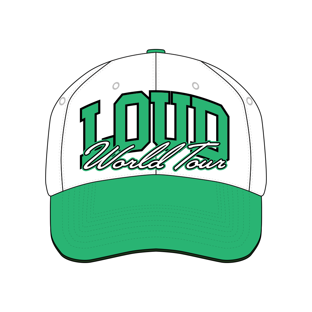 RL Green Strapback Hat Rolling Loud