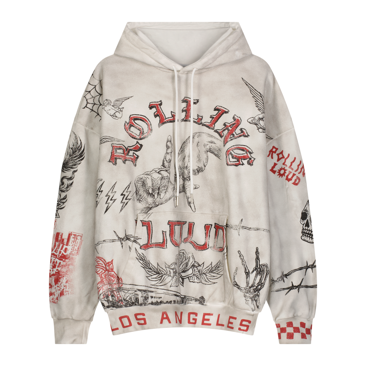 RL LA 25 Flash Khaki Hoodie | Rolling Loud