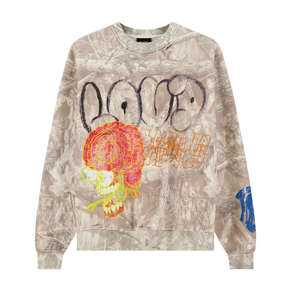 RL SKETCH CREWNECK SWEATSHIRT | Rolling Loud