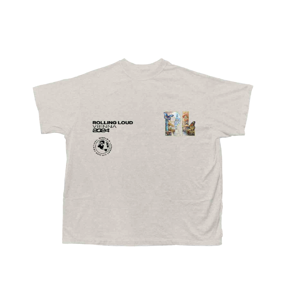 RL Vienna 24 Cement Landscape Tee | Rolling Loud RL Vienna 24 Cement Landscape Tee | Rolling Loud