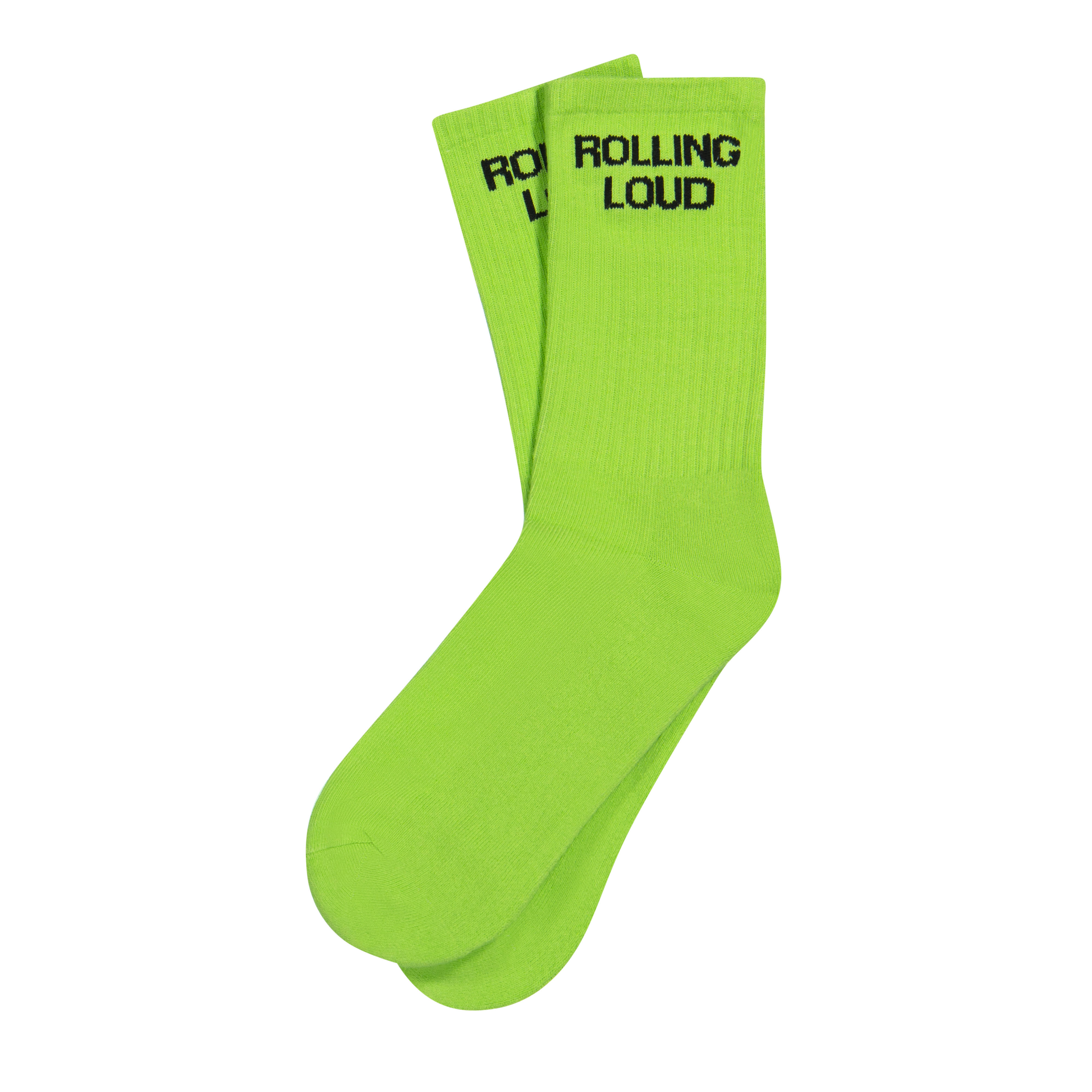 RL Classic Highlighter Neon Green Socks RL Classic Highlighter Neon Green Socks
