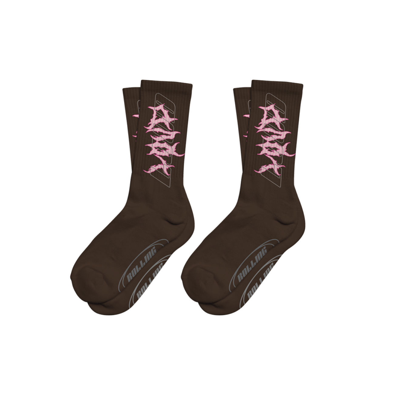 RL Twisted Metal Chocolate Socks