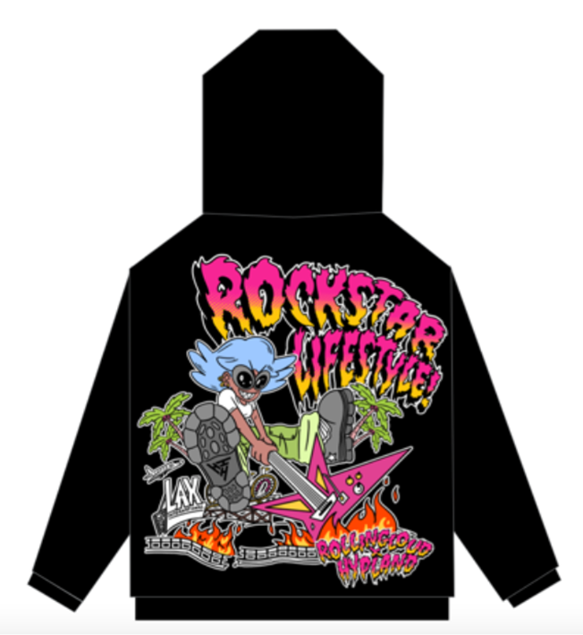HYP X RL Rockstar Hoodie Black | Rolling Loud HYP X RL Rockstar Hoodie Black | Rolling Loud