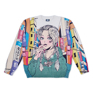 Anime Knitted Sweatshirt