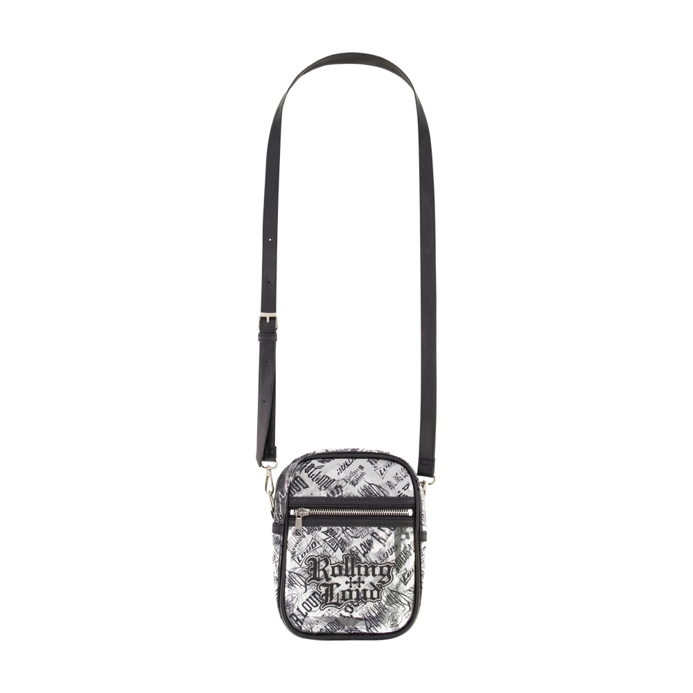 RL Black AOP Shoulder Bag - Festival Approved