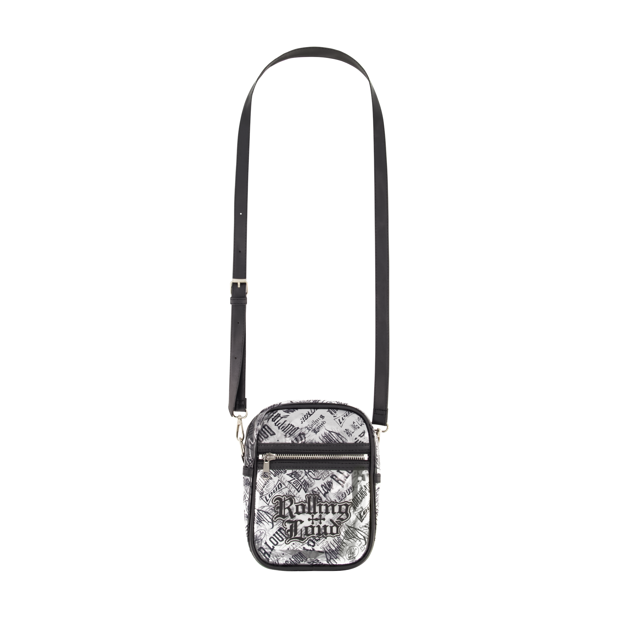 RL Black AOP Shoulder Bag - Festival Approved