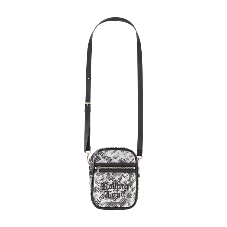 RL Black AOP Shoulder Bag - Festival Approved