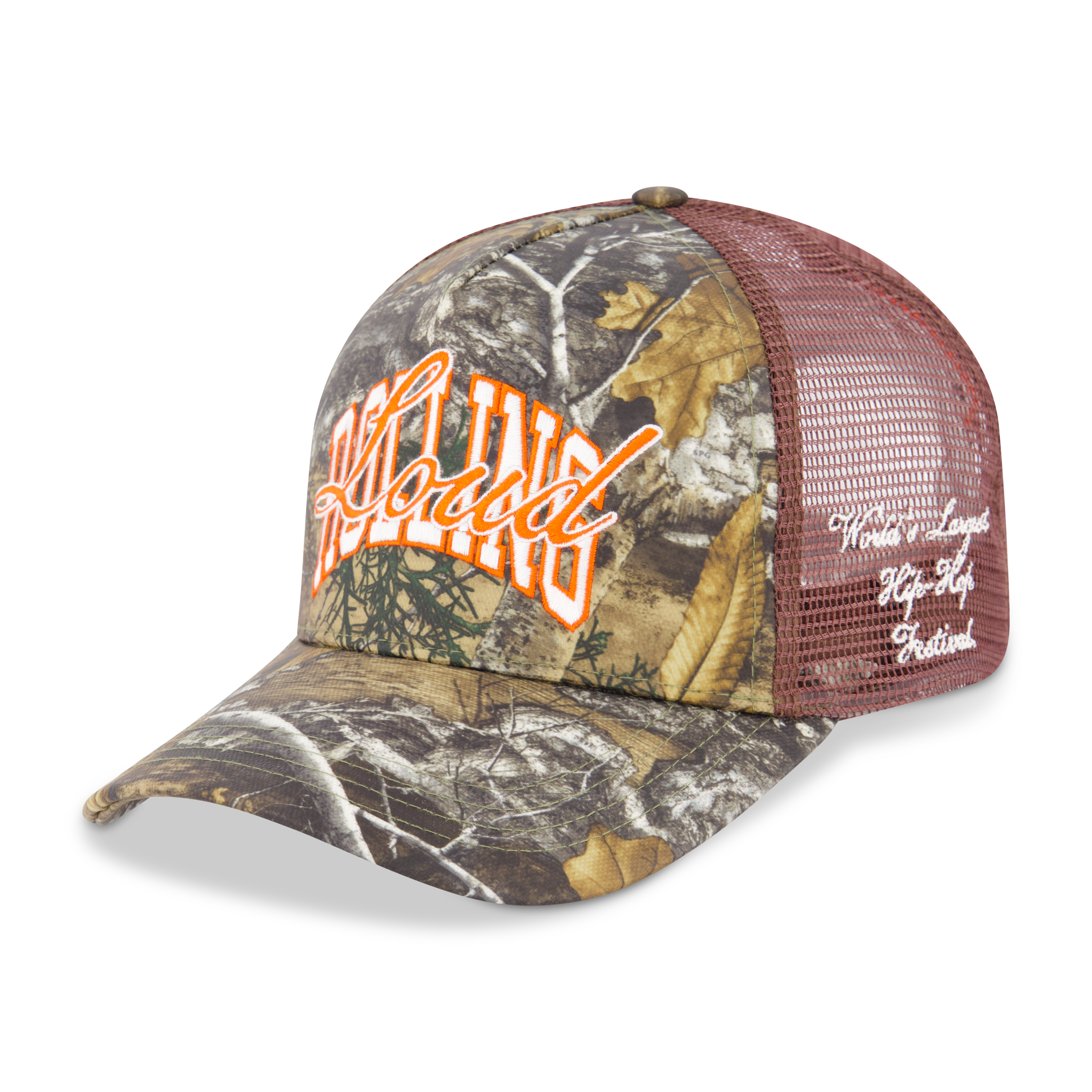 RL Loud Tour Brown Mesh & Camo Trucker Hat