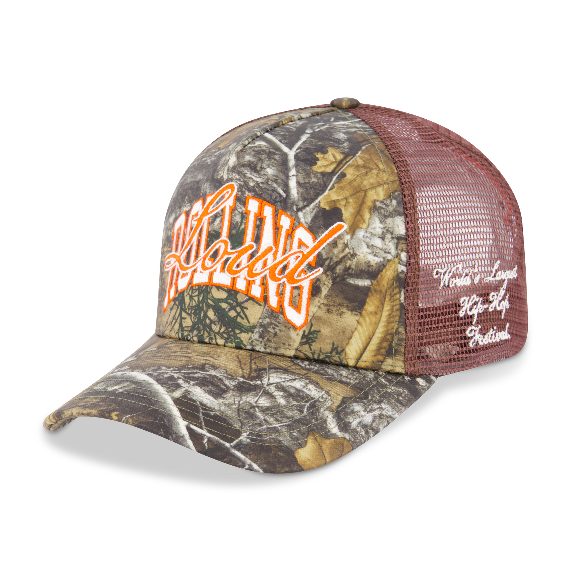 RL Loud Tour Brown Mesh & Camo Trucker Hat