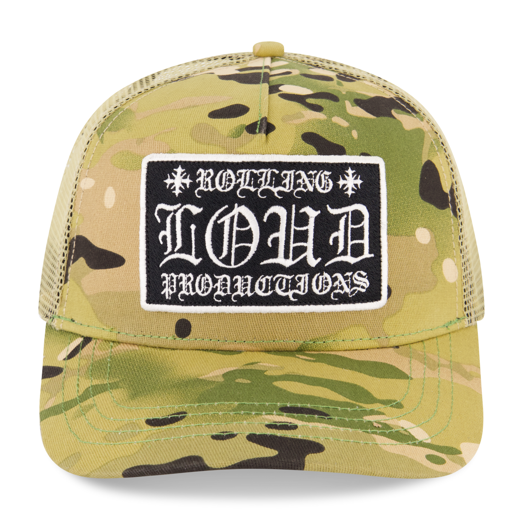 Loud Hearts Camo Trucker Hat
