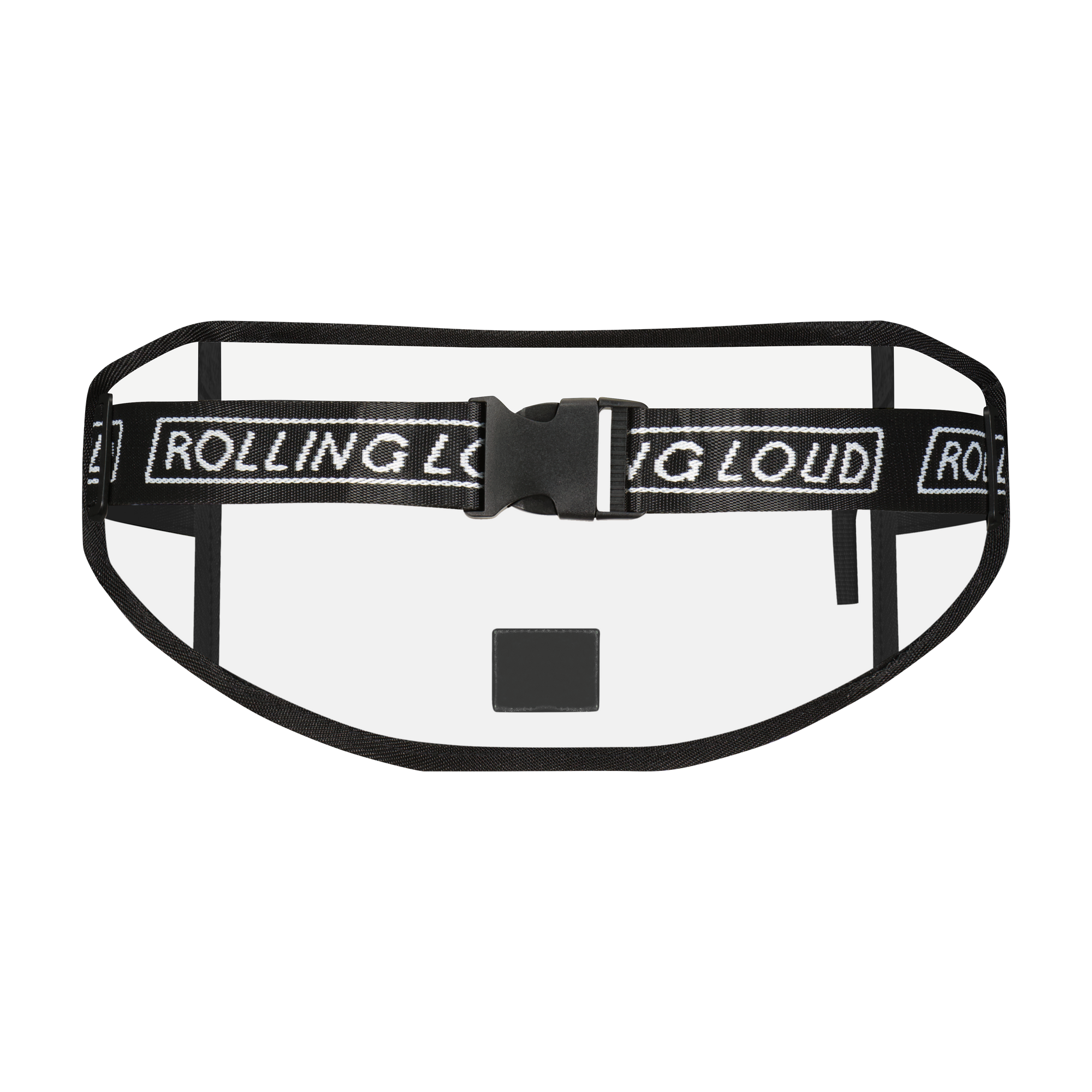 RL Black Clear Fanny Pack - Festival Approved