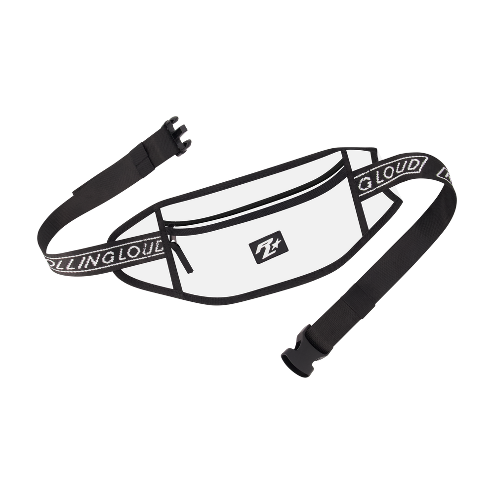 RL Black Clear Fanny Pack - Festival Approved