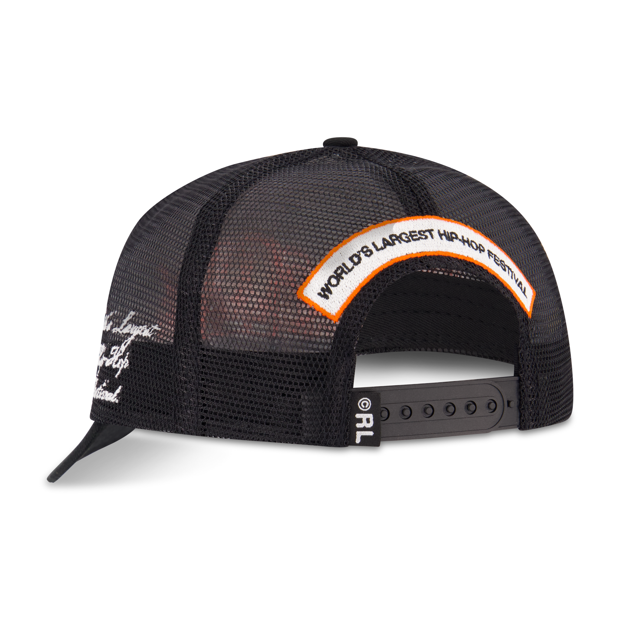 RL Loud Tour Black Mesh Trucker Hat