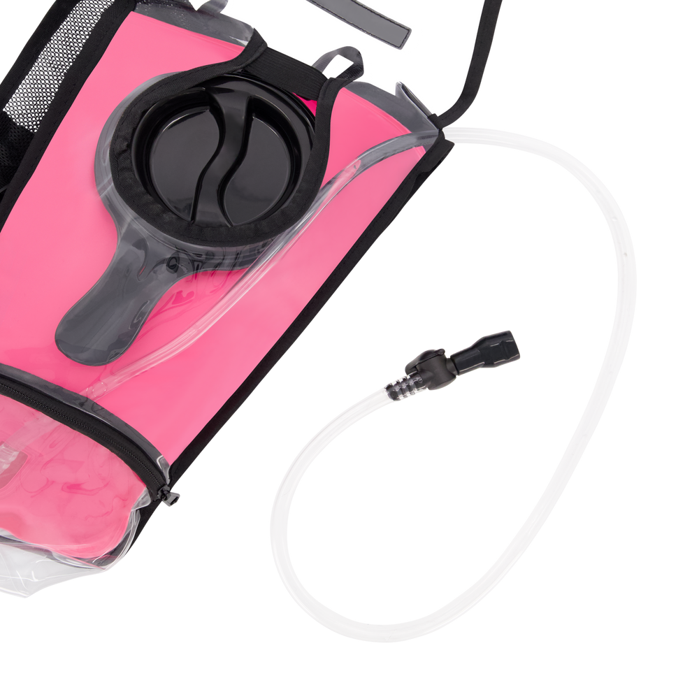 RL  Clear Pink Hydration Backpack - Festival Approved