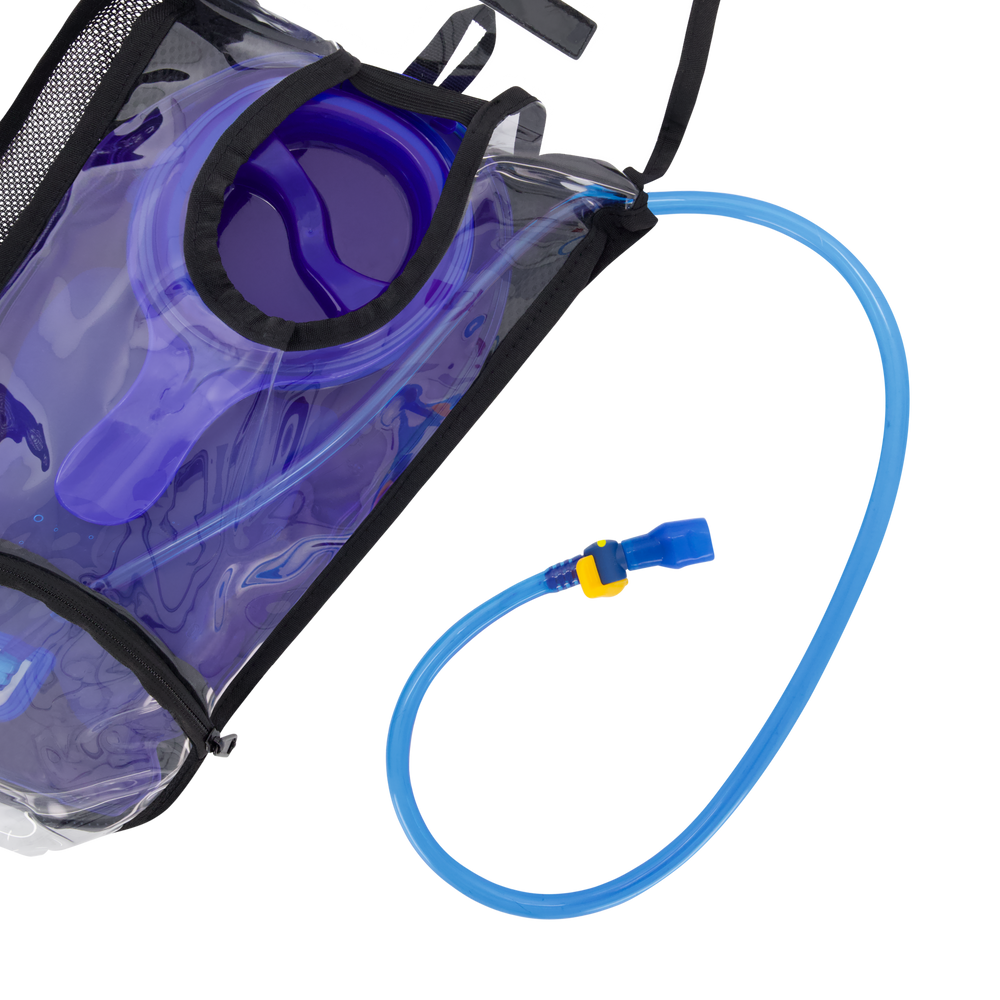 RL  Clear Blue Hydration Backpack - Festival Approved