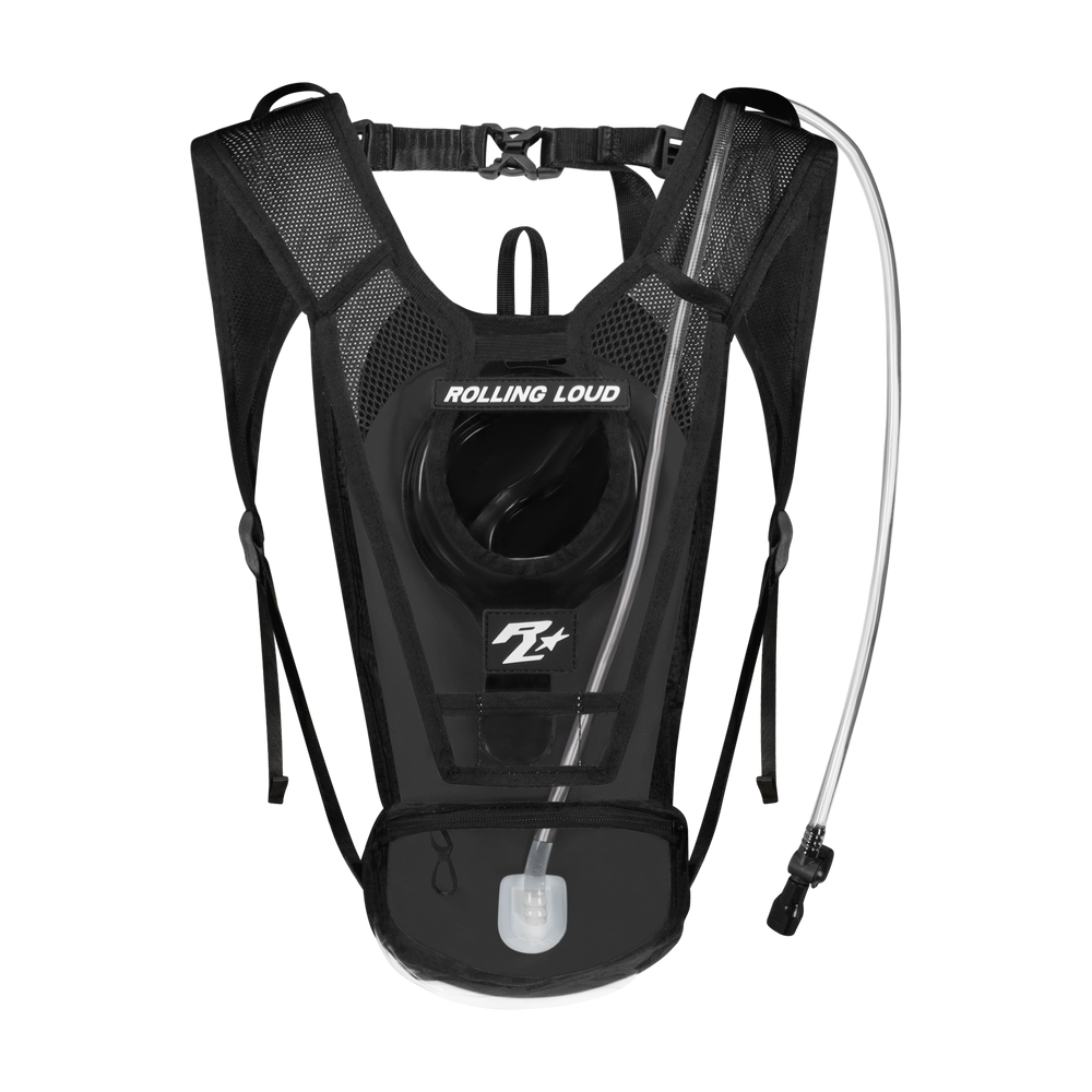 RL Black Clear Hydration Backpack - Festival Approved