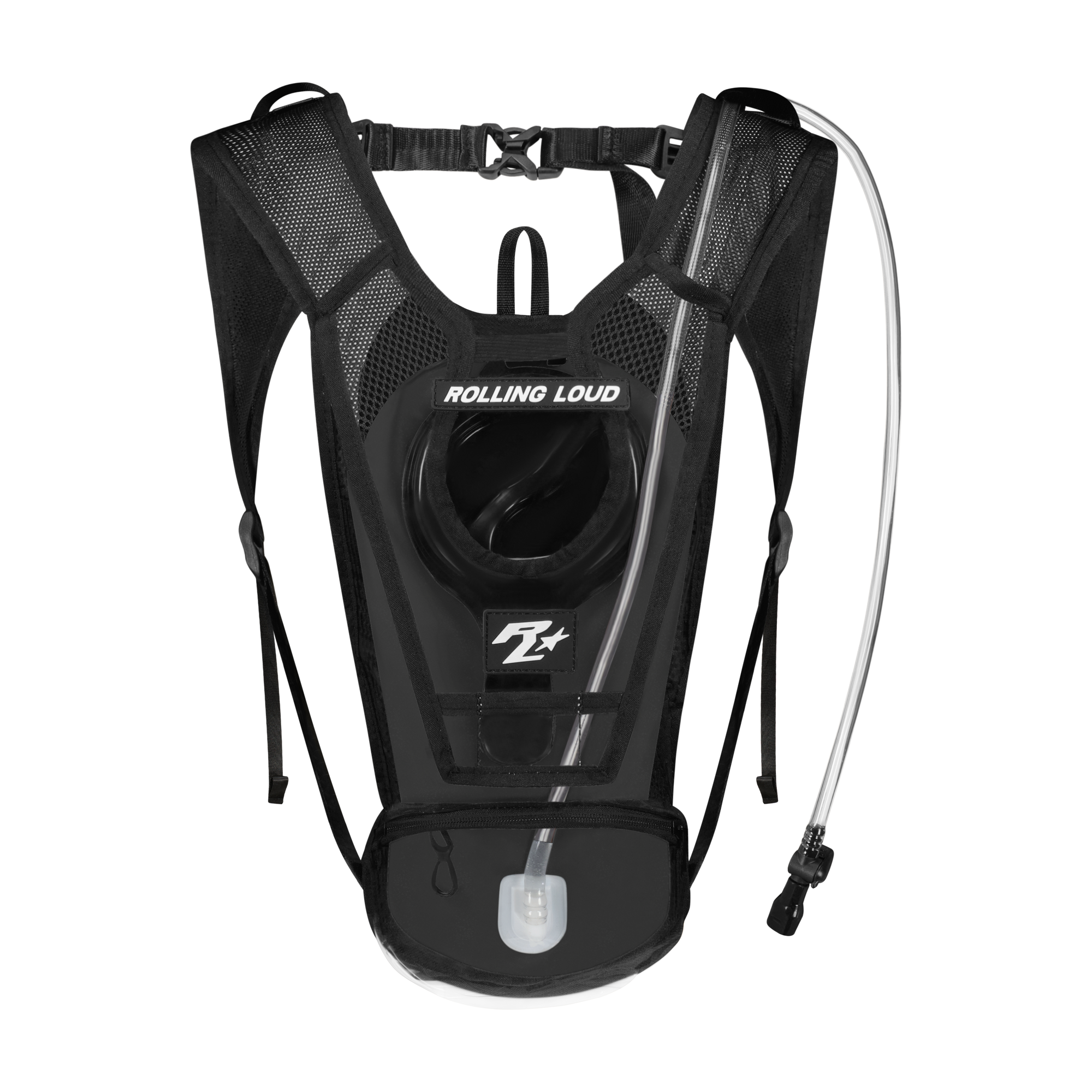 RL Black Clear Hydration Backpack - Festival Approved