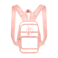 festival mini backpack set Clear Pink Mini Backpack