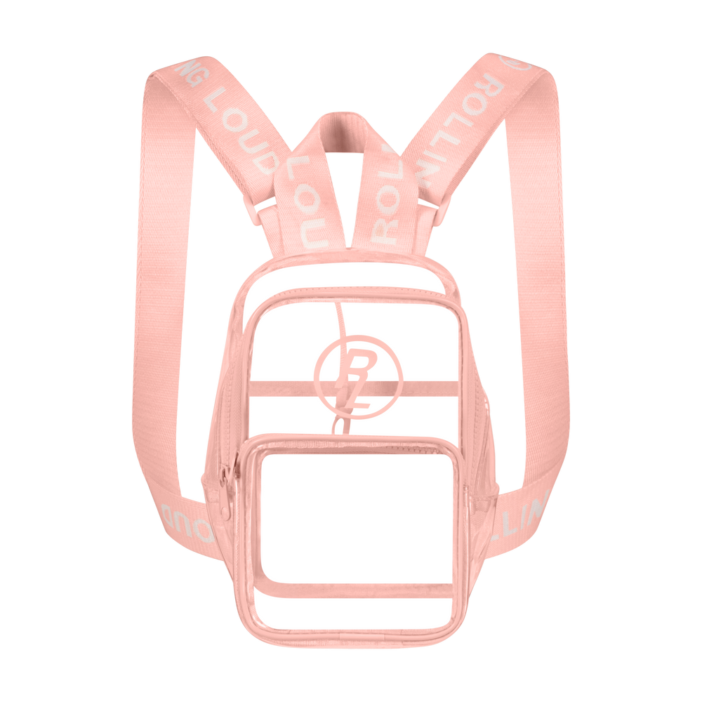 Clear Pink Mini Backpack - Festival Approved