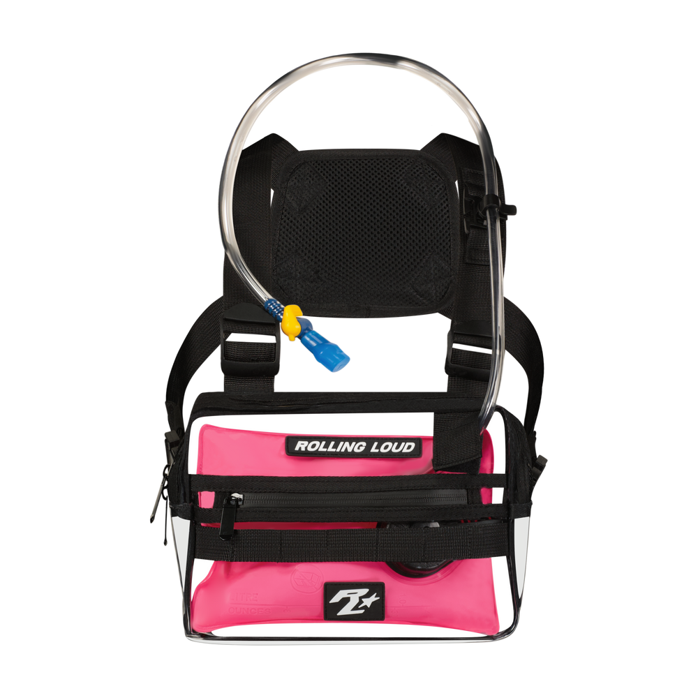 RL Pink Hydration Chest Rig - Festival Approved