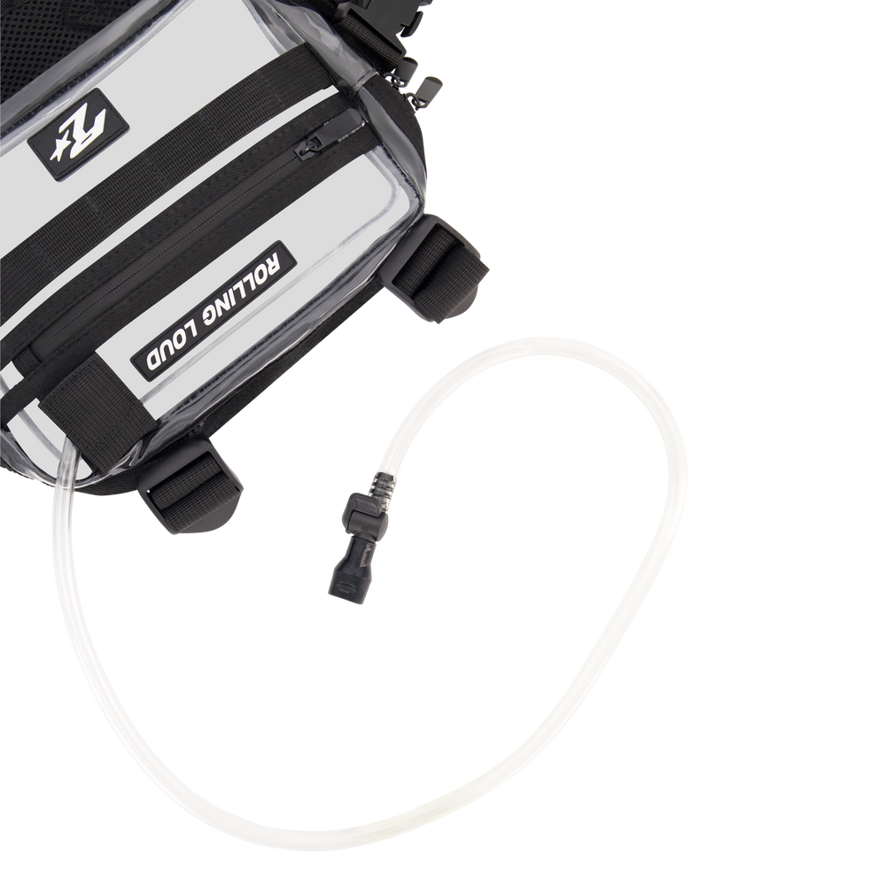 RL Black Hydration Clear Chest Rig - Festival Approved | Rolling Loud