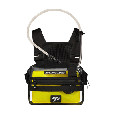 RL Yellow Hydration Chest Rig - Festival Approved | Rolling Loud