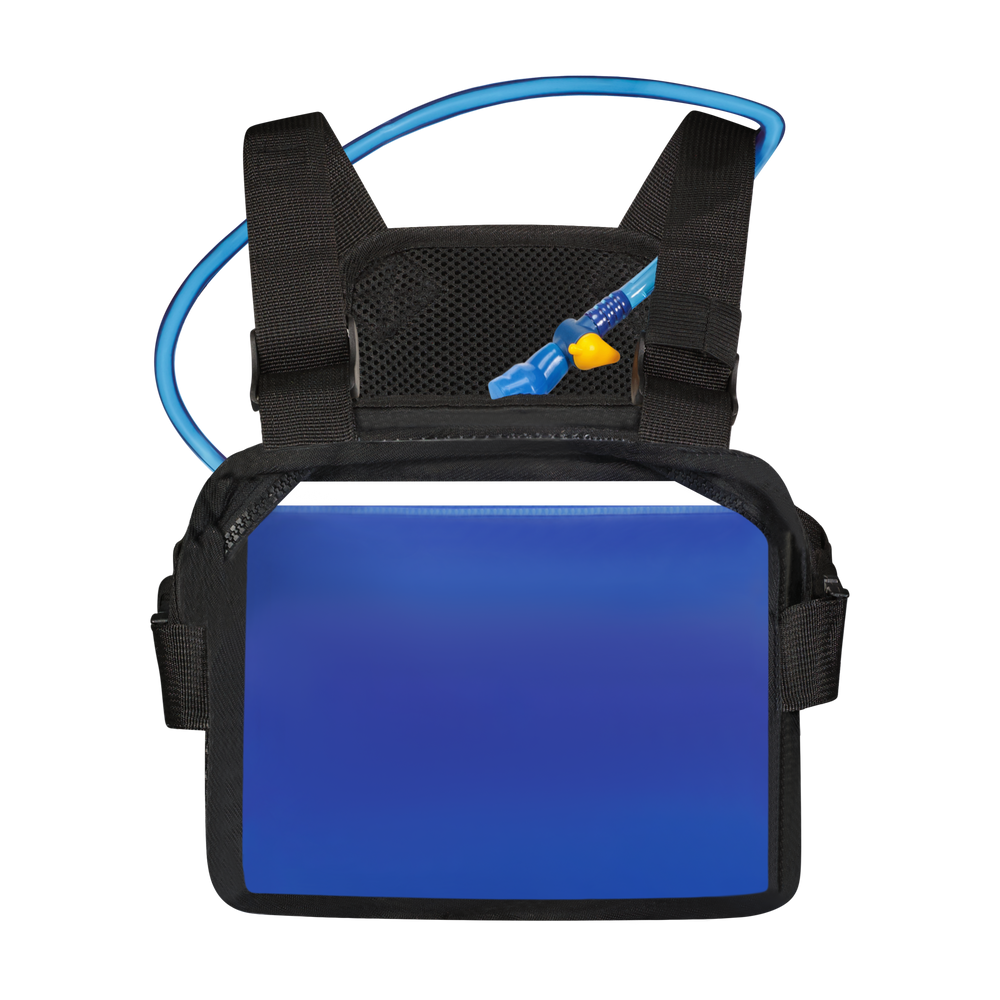 RL Clear Blue Hydration Chest Rig - Festival Approved