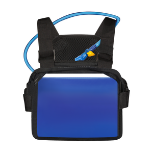 RL Clear Blue Hydration Chest Rig - Festival Approved