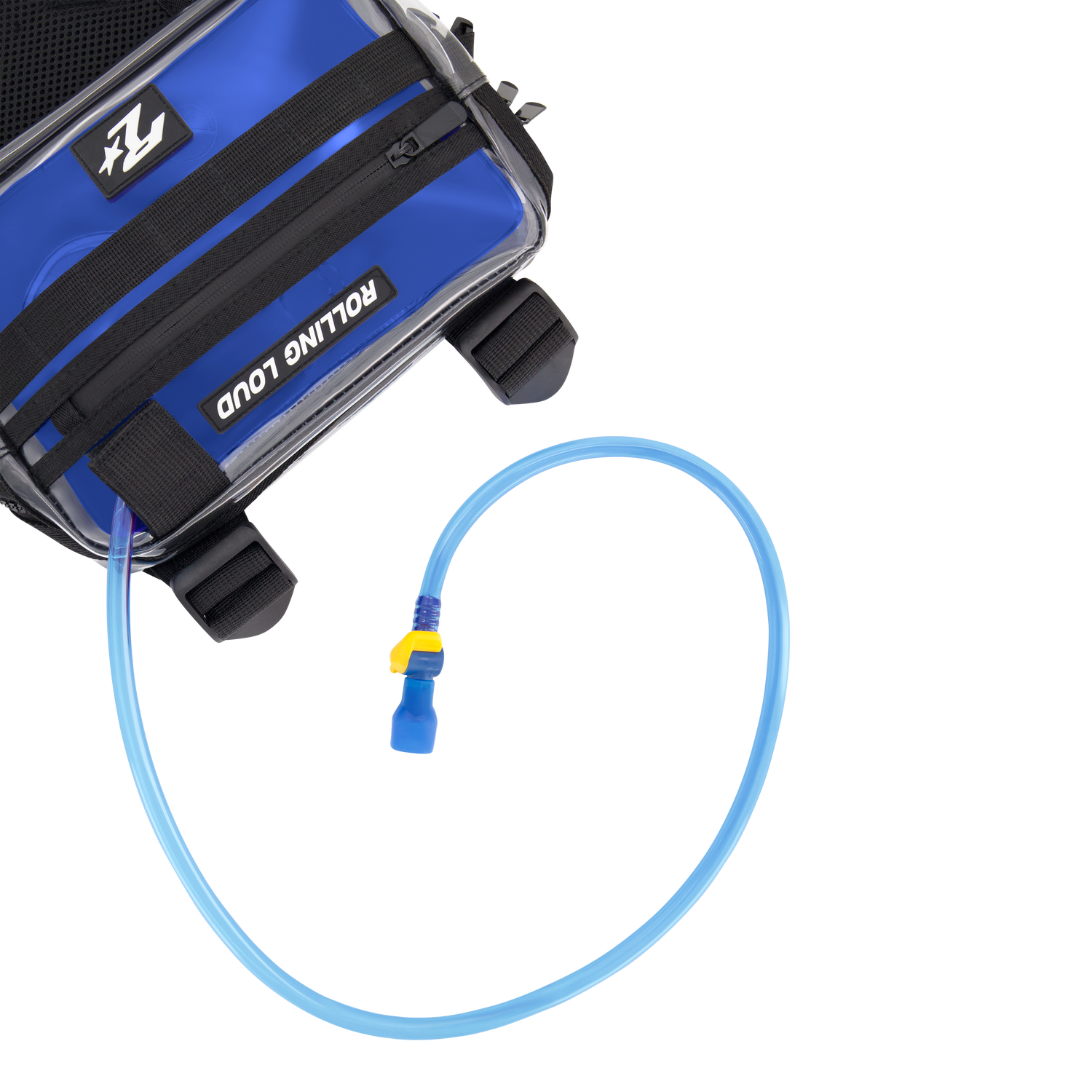 RL Clear Blue Hydration Chest Rig - Festival Approved | Rolling Loud
