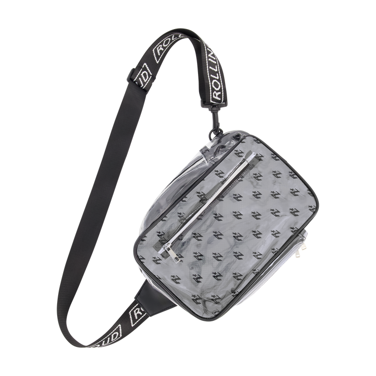 RL Clear Black AOP Cross Body Bag - Festival Approved