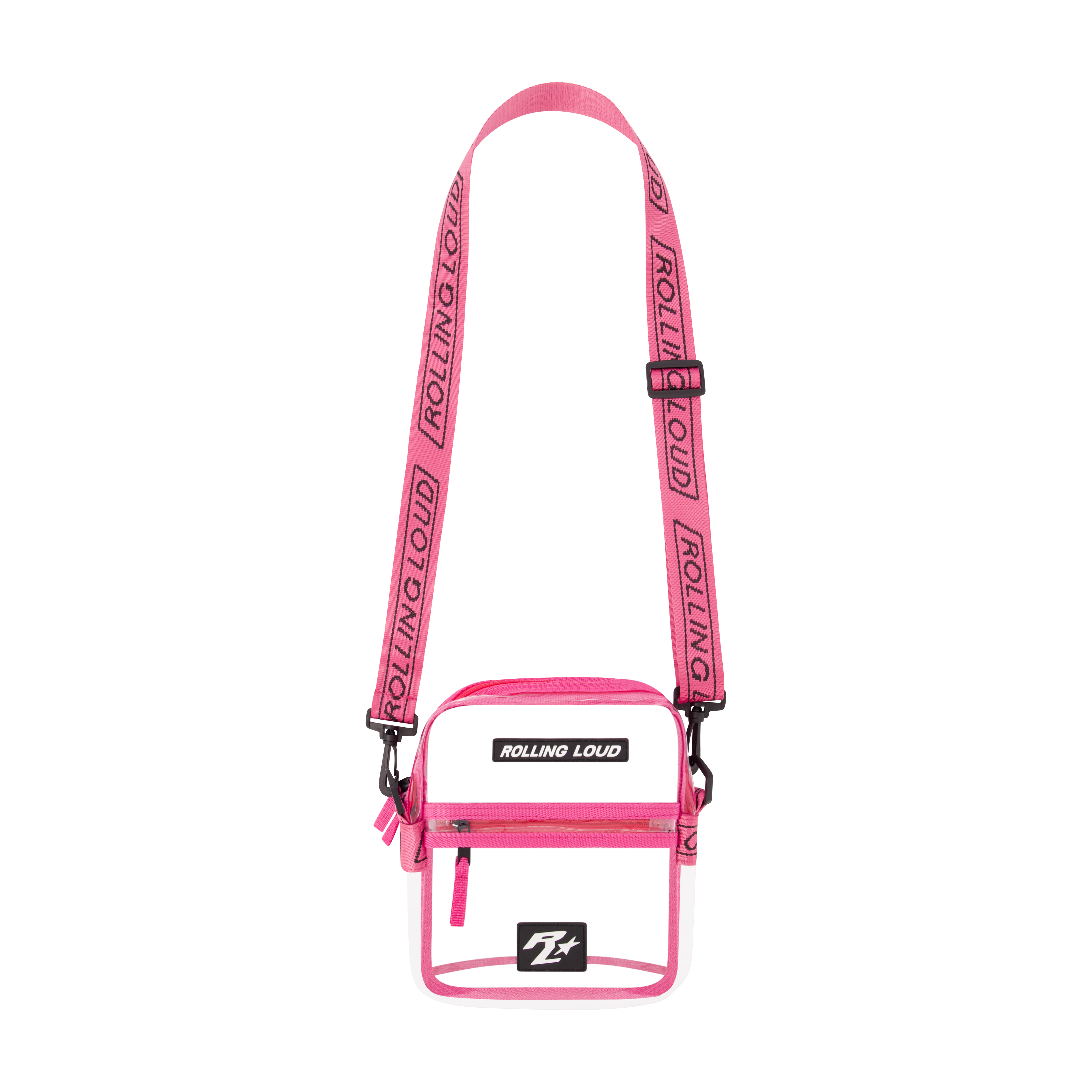 RL Pink Clear Shoulder Bag - Festival Approved