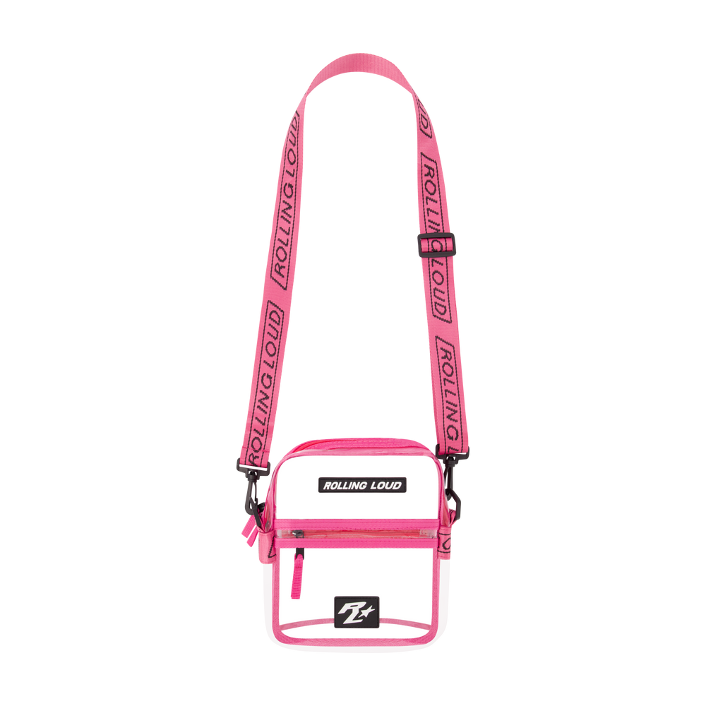 RL Pink Clear Shoulder Bag - Festival Approved