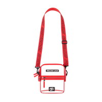 RL Red Clear Shoulder Bag - Festival Approved