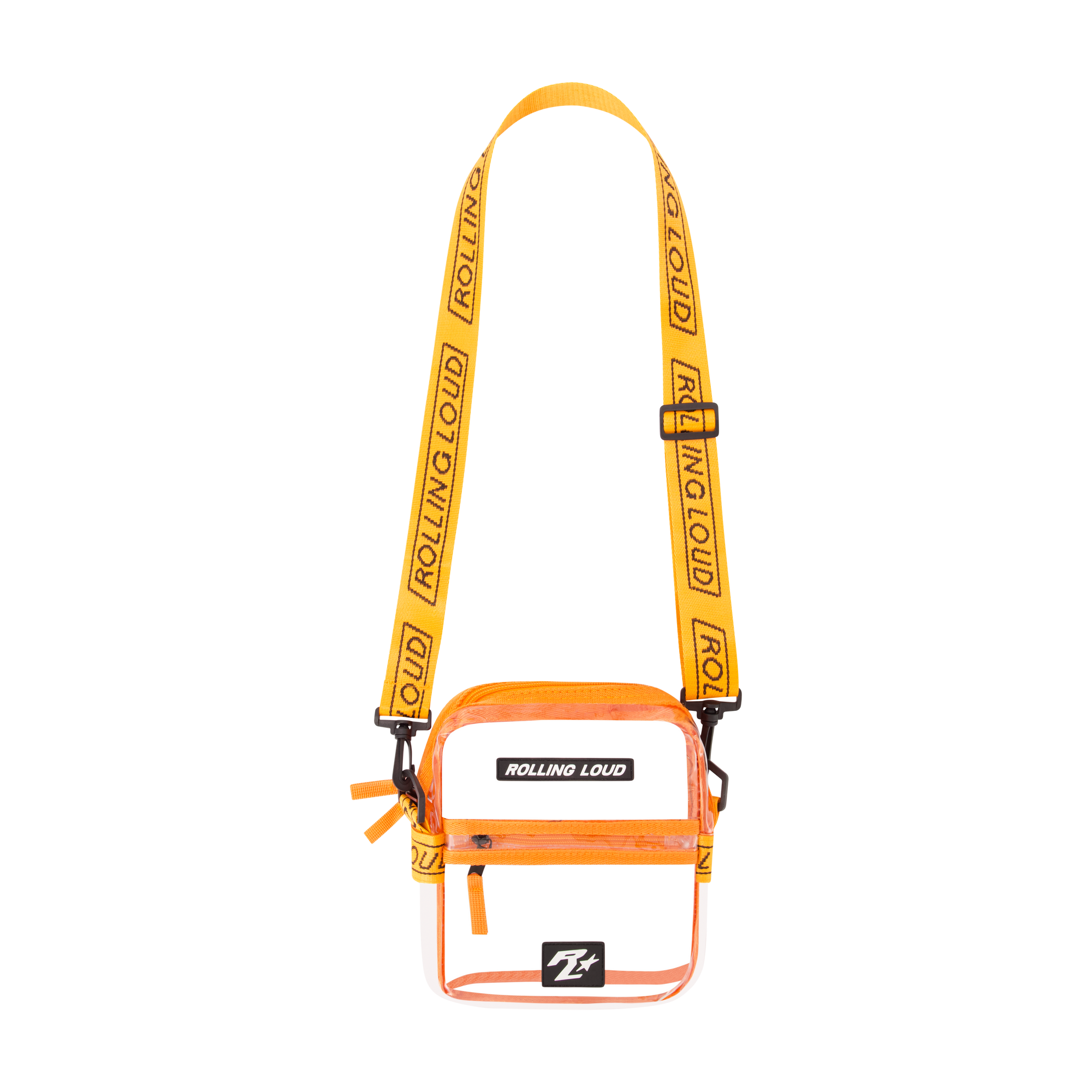 RL Orange Clear Shoulder Bag - Festival Approved