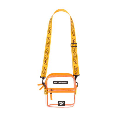 RL Orange Clear Shoulder Bag - Festival Approved