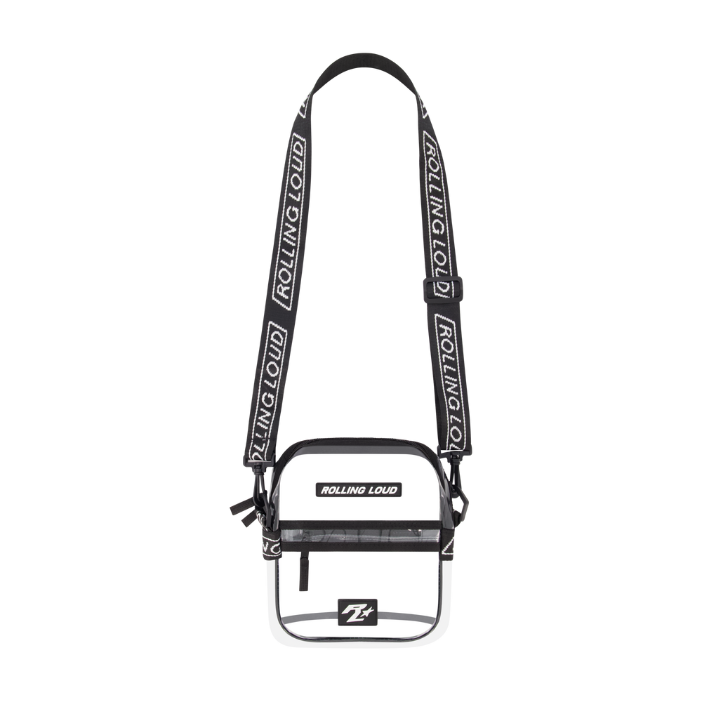 RL Black Clear Shoulder Bag - Festival Approved