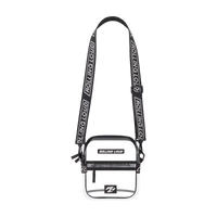 RL Black Clear Shoulder Bag - Festival Approved