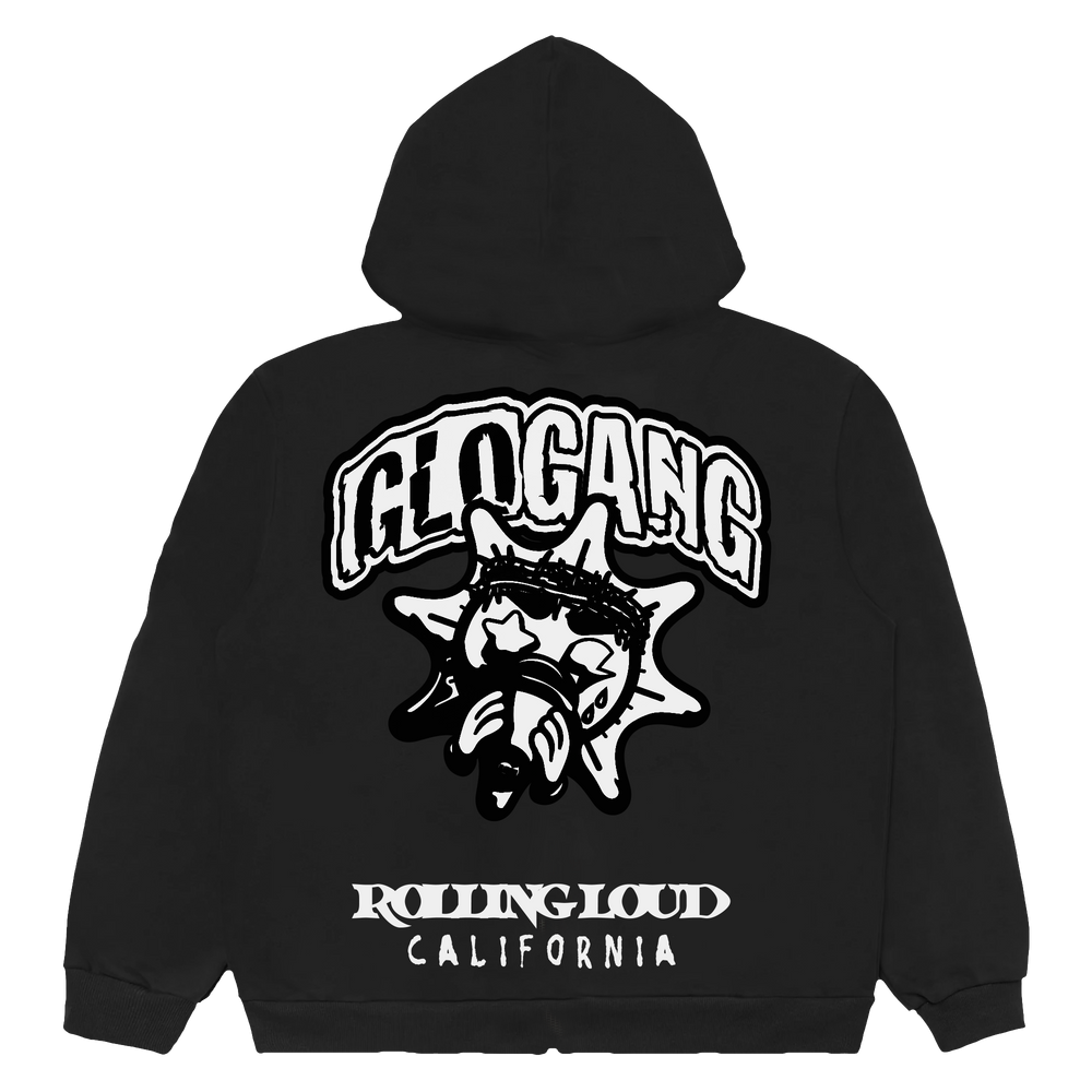 Glo Gang x Rolling Loud Heavyweight Hoodie | Rolling Loud Glo Gang x Rolling Loud Heavyweight Hoodie | Rolling Loud