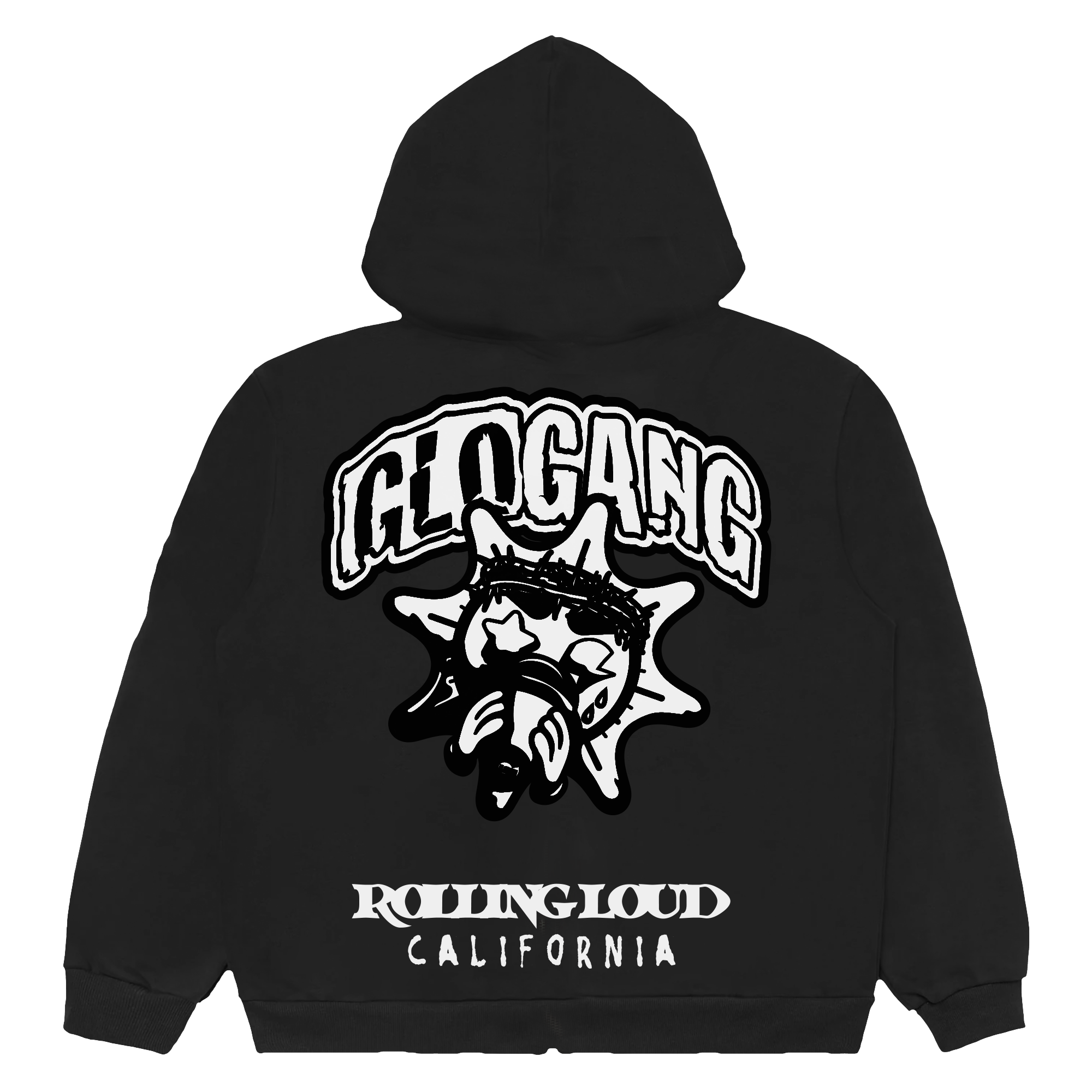 Glo Gang x Rolling Loud Heavyweight Hoodie | Rolling Loud Glo Gang x Rolling Loud Heavyweight Hoodie | Rolling Loud
