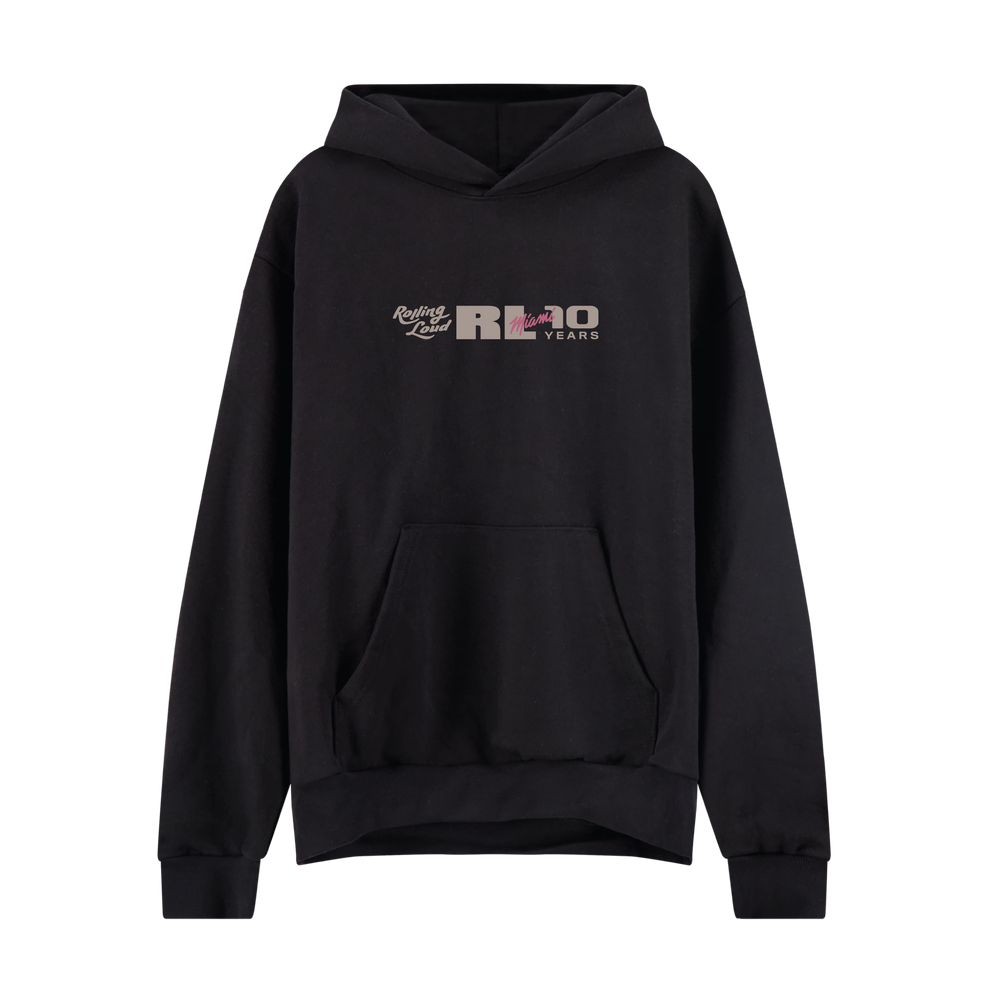 RL Miami 24 Pre-Sale Exclusive 10 Year Admat Black Lineup Hoodie