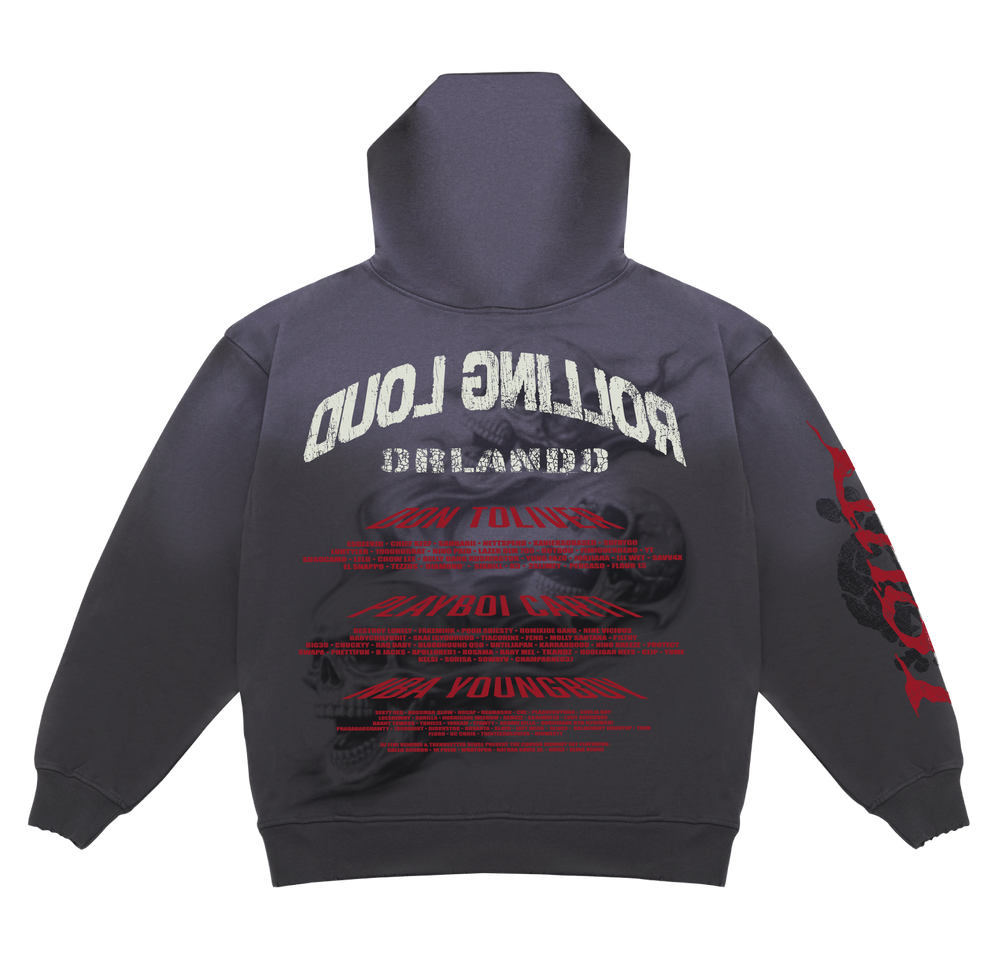 Skulls Smoke 26 Lineup Zip Hoodie