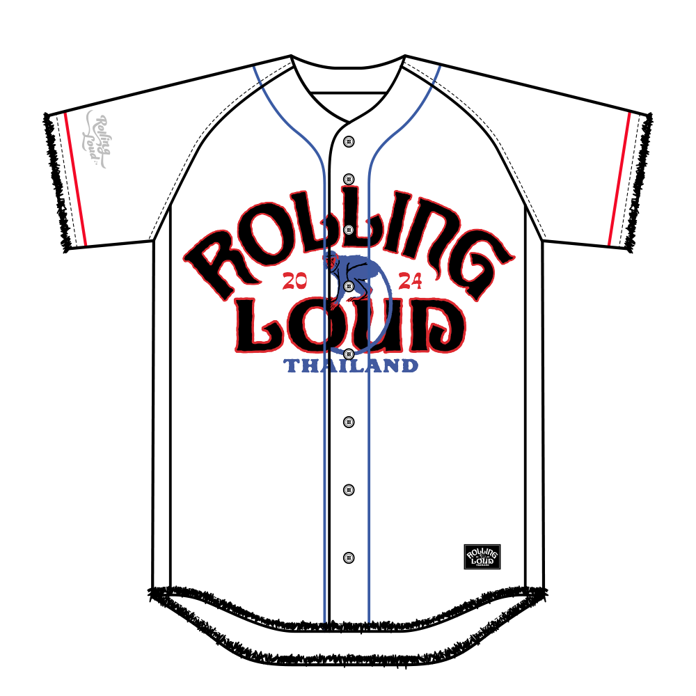 RL Thailand 24 Oasis White Baseball Jersey