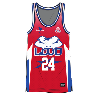 RL Thailand 24 Official Red Basketball Jersey