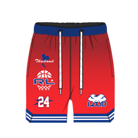 RL Thailand 24 Official Red Basketball Shorts